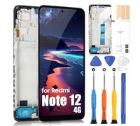 ARSSLY per Xiaomi Redmi Note 12 4G LCD Display 23021RAAEG 23021RAAEG 23021RAA2Y 23027RAD4I 23028RA60L Sostituzione dello Schermo Ricambio Digitizer Touch Schermo Assembly con Strumenti