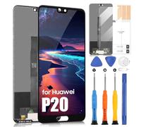 ARSSLY Schermo di Ricambio per Huawei P20 Schermo di Ricambio per Huawei P20 EML-L09 EML-L29 EML-AL00 EML-TL00 5.8" LCD Display Digitalizer Touch Screen Assembly con Riparazione, Nero