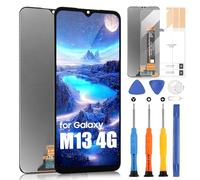 ARSSLY Schermo LCD per Samsung Galaxy M13 LCD per Samsung M13 SM-M135F LCD Display M135 Schermo di Ricambio Touch Digitizer Assembly + Kit di Riparazione (Nero senza Telaio, Incell)