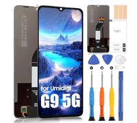 ARSSLY Schermo LCD per Umidigi G9 5G Schermo per Umidigi G9 5G LCD Display Touch Screen Digitizer Assembly Riparazione Kit (Nero senza Telaio)