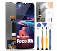 ARSSLY Schermo LCD per Xiaomi Poco M5 / Poco M4 5G LCD Schermo per Xiaomi Redmi Note 11E / 10 5G 22071219CG Display Touch Screen Digitizer Assembly + Riparazione Kit (nero)