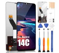 ARSSLY Schermo LCD per Xiaomi Redmi 14C Schermo per Redmi 14C Display LCD 2411DRN47C 2409BRN2CA 2409BRN2CG Touch Screen Digitizer Assemblea Completa con Strumenti (Nero senza Telaio)
