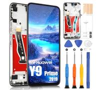 ARSSLY Schermo per Huawei Y9 Prime 2019, LCD Display per Huawei P Smart Z, LCD Schermo Touch Screen Assembly Sostituzione Schermo con Riparazione Kit (6.59", Nero con Cornice)