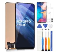ARSSLY Schermo per Oppo A74 4G CHP2219/A95 5G PELM00/A94 5G CPH2211 6.43" LCD Display Touch Screen Assemblea Sostituzione Schermo di Vetro Digitalizzatore con Strumenti(Nero)