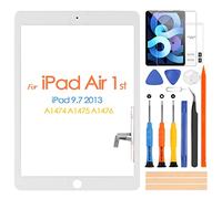 ARSSLY Touch Screen Digitizer per iPad Air 1st iPad 5, Touchscreen per iPad5 9.7 A1474 A1475 A1476, Schermo tattile Frontale, include Strumenti di Riparazione, Senza Pulsante Home (Non Schermo LCD)