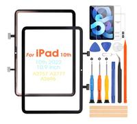 ARSSLY Touch Screen per iPad 10th 2022 10.9" Generazione A2757 A2777 A2696 Digitizer per iPad 10.9 10a Touchscreen Schermo Sostituzione Tattile Frontale con Riparazione Kit