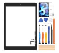 ARSSLY Touch Screen per iPad 9.7 2017 A1822, A1823, Digitizer Touchscreen per iPad 5/Air 1st, Schermo tattile Frontale, con Home Buttone, include Strumenti di Riparazione (Non Includere LCD) (Nero)