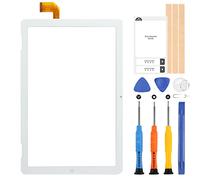 ARSSLY Touchscreen per MEDIACOM SMARTPAD IYO 10 M-SP1EY4G 4G Sostituzione Schermo Digitizer Touch Schermo con Riparazione Kit, Bianco