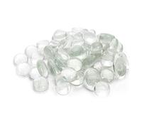 ARSUK Ciottoli di Vetro Trasparenti 170-180pz, 955g | Sassi Decorativi 17-20mm per Acquari, Vasi, Matrimonio, Fai da Te, Artigianato, Mosaici, Centrotavola, Giardino Zen, Feste e Decorazioni Casa