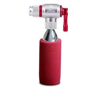 ARSUK Gonfiatore a CO2 con manicotto isolato, compatibile con valvola Presta e Schrader Quick & Easy - Pompa per pneumatici per bici da strada e mountain bike