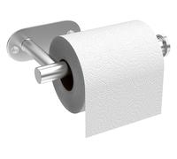 ARSUK Portarotolo Carta Igienica - Montaggio A Parete Con O Senza Trapano & Autoadesivo - Acciaio Inossidabile Porta Carta Igienica er il Bagno, In Argento