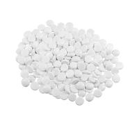 ARSUK Set di 80 ciottoli bianchi - ciottoli in vetro per decorazioni in acquari, vasi, vasi da fiori, giardini e decorazioni per la casa, ghiaia, pietre, perline, pepite e pietre preziose