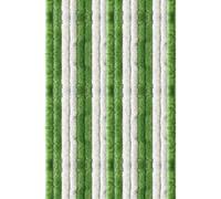 Arsvita - Tenda in ratina, 80 x 185 cm, protezione perfetta dagli insetti e dagli sguardi indiscreti per la porta del balcone e della terrazza, colore: verde/bianco