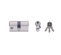 Art. 120/06H CILINDRO SAGOMATO Nichel satinato 3 chiavi - L - 70 - A - 35 - B - 35
