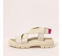 ART 1553 Birmingham, Sandali Piatti Donna, Panna, 40