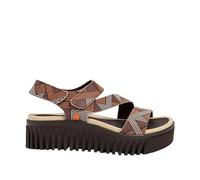 ART 1573 Brighton, Sandali Bassi Donna, Lines Brown, 37 EU