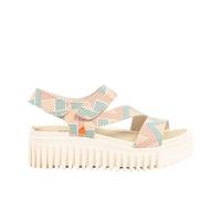 ART 1573 Brighton, Sandali piatti Donna, Lines Multi, 38 EU