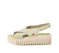 Art 1574 Brighton, Sandali Bassi Donna, Color Lime, 38 EU