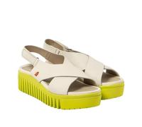 ART 1574 Brighton, Sandali Donna, Nappa Cream Pistacchio, 40 EU