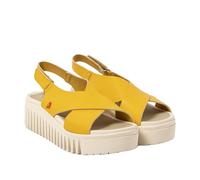 ART 1574 Brighton, Sandalo Donna, Nappa Yellow, 38 EU