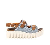 ART 1677 Brighton, Sandali Bassi Donna, Denim Pelle, 40 EU