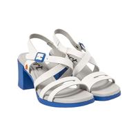 ART 1840 Cannes, Sandali Donna, Nappa White Blue, 36 EU