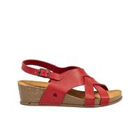 ART 1934 I Live, Sandali con Zeppa Donna, Rosso, 42 EU