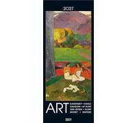 Art 2027: Korsch Kunstkalender mit bekannten Meisterwerken der verschiedenen Epochen. Wandkalender im Hochformat: 28,5 x 69 cm.