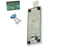 Serratura centrale per porta basculante '2240' catenaccio diritto SECUREMME