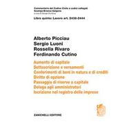 Art. 2438-2444 Aumento di capitale. Sottoscrizione e versamenti. conferimenti di beni in natura e di crediti. Diritto di opzione.Passaggio di riserve a capitale. Delega agli amministratori Iscriz...