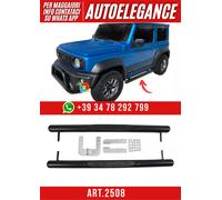 ART.2508 Pedane Inox Suzuki Jimny Dal 2021 Nero