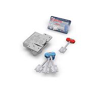 Art. 25SMD5 CUORE RICAMBIO DOPPIA MAPPA SECURMAP Con antipicking 4 mandate per serrature serie 25 Figura mano DX MANO DESTRA 5CHIAVI