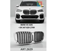 ART.2629 Calandra Sport Nero Lucido con Cornice Cromo per BMW X5 G05