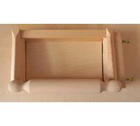Kit chitarra piccola taglia pasta e mattarello liscio di faggio per fettuccine,