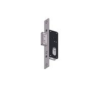 Art. 339 SERRATURA PER MONTANTI catenaccio 2 mandate Frontale Inox Cilindro ovale non incluso - E - 25