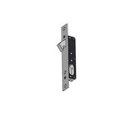Art. 356 SERRATURA PER MONTANTI Gancio 1 mandata Frontale Inox Cilindro ovale non incluso
