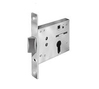 Art. 5511 SERRATURA INFILARE per fasce 1 mandata e scrocco incorporato Cilindro sagomato non incluso - E - 70