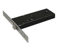 Art. 5948 ELETTROSERRATURA DOPPIA MAPPA PER FASCE 12V - 10W a.c. 4 mandate, scrocco e pistonereversibile 3 chiavi 5100/06 coppia borchie 2 sottofrontali Frontale Inox - E -90