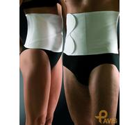 ART. 675 - FASCIA ADDOMINALE UNISEX - H. 24 CM. - BIANCA - PAVIS