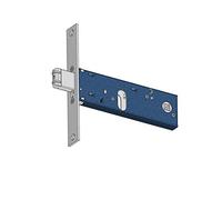 Art. 895 SERRATURA PER FASCE rullo regolabile 2 mandate Frontale Inox Cilindro ovale non incluso - E - 80