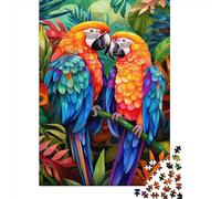 Art Animal Parrot Puzzle Impossible 1000 Pezzi Decorazione Per La Casa. Giochi Rilassamento E Intelligence Per Adulti E Ragazzi Da 14 Anni 1000pcs (38x26cm)