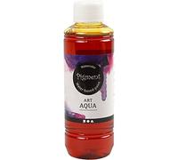 Art Aqua Pigment, giallo, adatto per tutti i tipi di arte - pulire i pennelli dopo l'uso con acqua, 250 ml