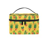 Art Baby Cactus Borsa per il trucco succulenta per le donne Trousse Cosmetici Trousse da toilette a forma di treno, Come nella foto, Taglia unica, Zaini