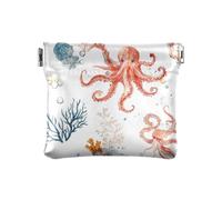Art Big Animal Sea White Donna Piccola Borsa in Pelle Cambiamento Impermeabile Accessori da Viaggio per le Donne, arte grande animale mare bianco, Decorazione