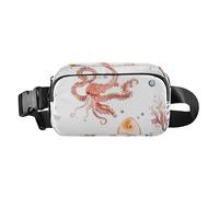 Art Big Octopuses Marsupio alla moda per donne e uomini, mini marsupio con cinghia regolabile per viaggi, vacanze, corsa, Grandi polpi d'arte, 1 size