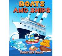 Art Books Boats And Ships Coloring Book (Tascabile)