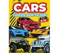 Art Books Cars Coloring Book For Kids Ages 6-12 (Tascabile)