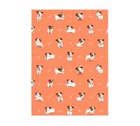 Art Brick Puzzle Set DIY Building Blocks 3D Puzzle Cane con Big Bones Design Stampato Decorazione Scrivania 10,2 x 14 cm