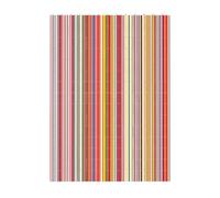 Art Brick Puzzle Set DIY Building Blocks 3D Puzzle Strisce Colorate. Design stampato Desk Decor 10,2x14 cm