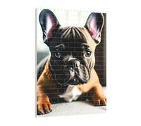 Art Brick Puzzle Set FAI DA TE Building Blocks Puzzle 3D Bulldog Francese Stampato Design Desk Decor 141 Pz